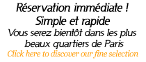 Browse our Paris apartments selection